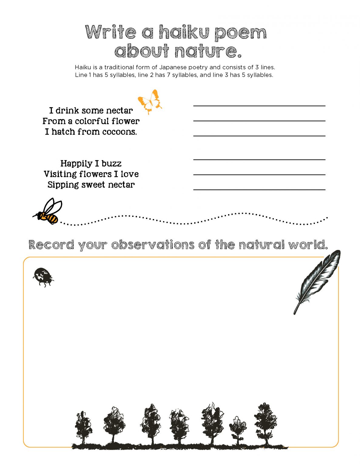 Haiku + Art (ages 7 & up) Friends of San Antonio Natural Areas